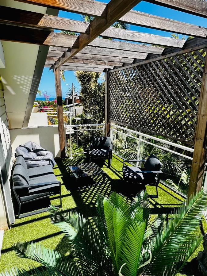 Appart. Avec Grande Terrasse Vue Ocean Apartment Saint-Gilles-les Bains Exterior foto